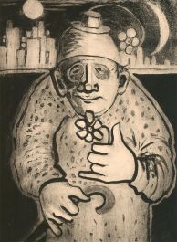 Karel Lek (1929-2020) - Mid 20th Century Etching, The Clown II