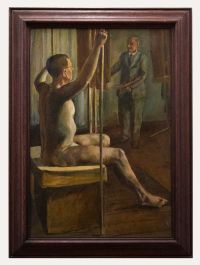Mid 20th Century Oil - Male Nude Life Drawing