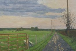 J. Simpson - Contemporary Oil, Track to the Farm