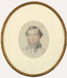Fine 19th Century Coloured Pencil - Portrait of a Gentleman