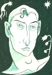 Isabelle Mulvany - 2023 Gouache, Star Gazer