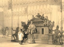 Louis Haghe (1806-1885) - Lithograph, Tomb of the Emperor Ludovic