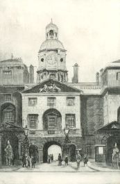 Nicol Laidlaw (1886-1929) - 20th Century Etching, The Horse Guards