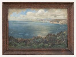 Mid 20th Century Oil - Looking over the Bay