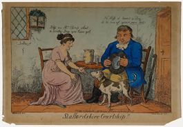 Cruikshank after Woodward - Etching, Staffordshire Courtship