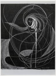 Joseph Muzondo (b.1955) - 1993 Woodcut, Spiritual Winds of Shave