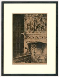 W. Burnett Japp - Framed Mid 20th Century Etching, St. Peter's Hospital