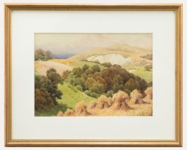 Framed Early 20th Century Watercolour - The Chalk Pits