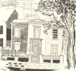 Blake - 20th Century Lithograph, The Town House