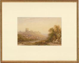 James Orrock RI ROI (1829-1913) - 1879 Watercolour, Richmond Castle