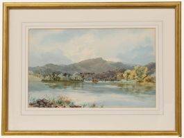 C. J. Porrot - Framed Mid 20th Century Watercolour, At the Water's Edge