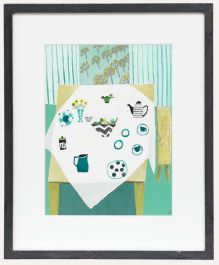Framed Contemporary Mixed Media - The Green Room