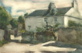 Henry Boddington (1849-1925) - 1901 Watercolour, A Pony in Silverdale