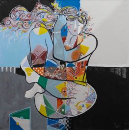 Thaer  - Contemporary Acrylic, Goddess