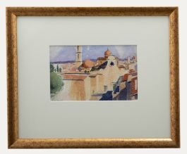 David Woolmen  - 1997 Watercolour, Rooftops