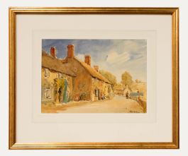 Alfred Henry Hart (1866-1953) - Framed Watercolour, Burton Bradstock 