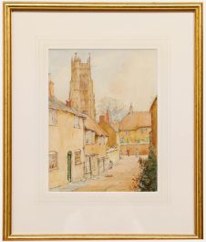 Alfred Henry Hart (1866-1953 )- Framed Watercolour, Beaminster 
