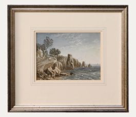 Hazel Carter - Framed 20th Century Watercolour, View of Mount Burnett