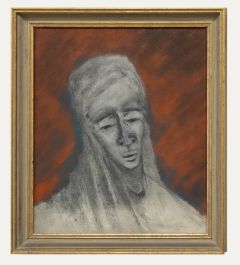 Frances Cohen Gillespie (1939-1998) - 1964 Pastel, Melancholy