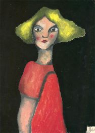 Ben Carrivick - Contemporary Oil, The Blonde Woman
