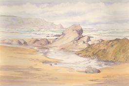 Geoffrey Plant (1939-2000) - 20th Century Watercolour, The Rock Pools