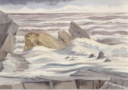Geoffrey Plant (1939-2000) - 20th Century Watercolour, Storm Sea
