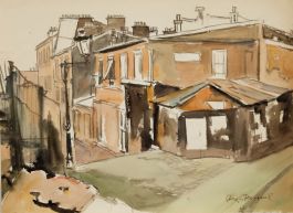 Georges Pacouil (1903-1996) - Mid 20th Century Watercolour, Suburban Paris