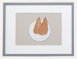 Contemporary Acrylic - Pears on a Plate