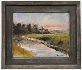 Ian Norris (b.1960) - Framed Contemporary Oil, River Ribble