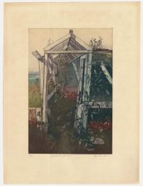 Barry Owen Jones (1934-2018) - Contemporary Etching, Entrance to Old No.1
