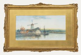Francis E. Jamieson - Early 20th Century Watercolour, Cottage by the Windmill
