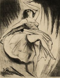 Gerhard Windisch (1895-1961) - Early 20th Century Etching, Ballet Dancer