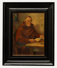 A. Zimmerman - 19th Century Oil, The Monk