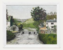 20th Century Oil - Clapper Bridge at Malham