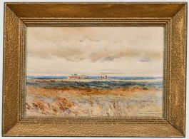 W. Campbell after Keeley Halswelle - 1902 Watercolour, The Distant Village