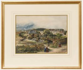 Frederick Sohns (fl.1880-1901) - Late 19th Century Watercolour, Juniper Green