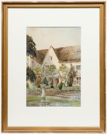 Arthur Cecil Fare (1876-1958) - 1922 Watercolour, Heneage Court