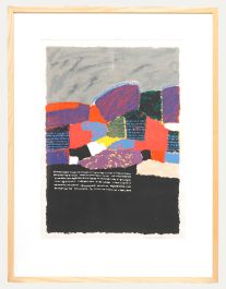 Saduo Kahili - 20th Century Silkscreen, Patchwork Fields