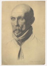 William Henry Ladd - 1911 Graphite Drawing, Drawing From The Antique
