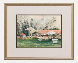 Norah K. Rogerson - Framed 20th Century Watercolour, Hotel Savoy, Ooty