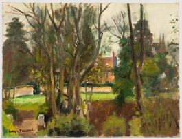 Georges Pacouil (1903-1996) - Mid 20th Century Oil, Montfort l'Amaury