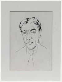 Belgian School Early 20th Century Pen and Ink Drawing - Portrait of a Gentleman