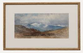H. A. Hanpen - Framed Early 20th Century Watercolour, White Mountains