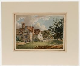 B. Hucke - Mid 19th Century Watercolour, Manor Farm