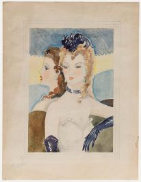 S. Manery - Early 20th Century Watercolour, An Elegant Reflection