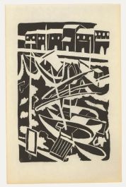 Albert Masri (1927-2020) - Mid 20th Century Woodcut, View From the Harbour