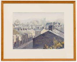 Paul B. Mountford - Framed 20th Century Watercolour, Above Water Street
