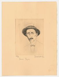 David Wurtzel (1935-2014) - 1976 Etching, James Joyce