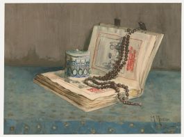 M. Morton - 1917 Watercolour, Journal and Trinkets