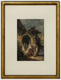 Style of Samuel Prout - 19th Century Watercolour, Beneath Stone Arches